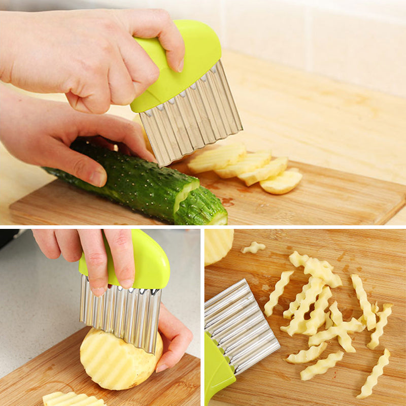 Stainless Steel Wavy Vegetable Cutter
